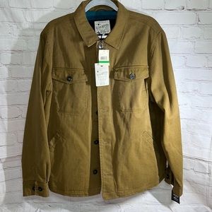 Lucky Brand Men's RED Hook, Brown, Large